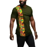 Mode Masculine : T-Shirt Imprimé Africain