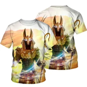 T-Shirt Anubis avec motif égyptien unique