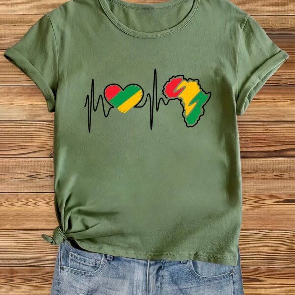 Haut tendance aux motifs africains