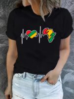 T-Shirt Africain pour Femme