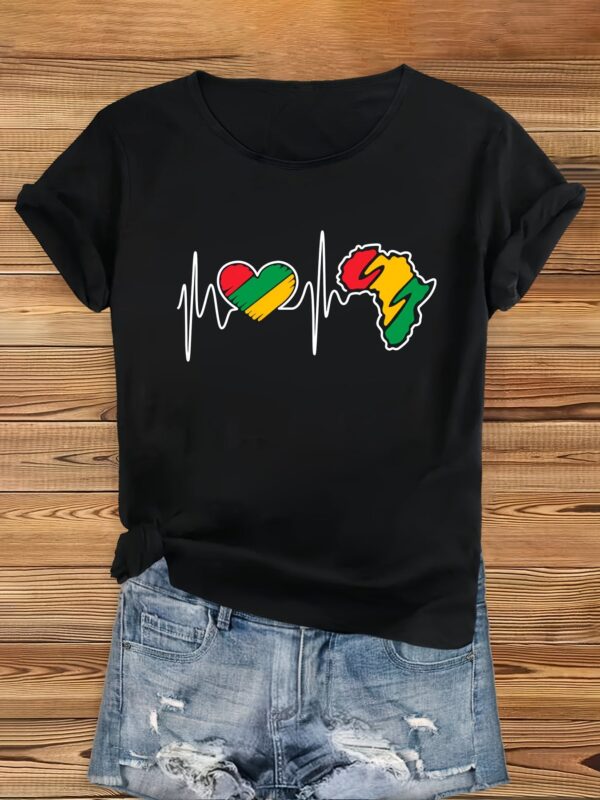 T-Shirt élégant avec motifs africains