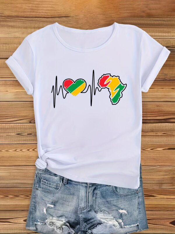 T-Shirt féminin tendance africaine