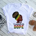 T-shirt africain femme motif traditionnel
