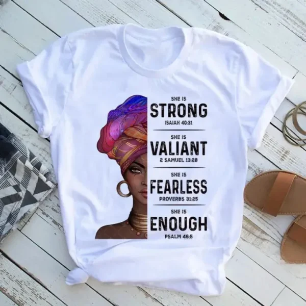 T-shirt pour femme, designs africains tendance
