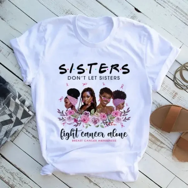 T-shirt féminin avec impression africaine colorée