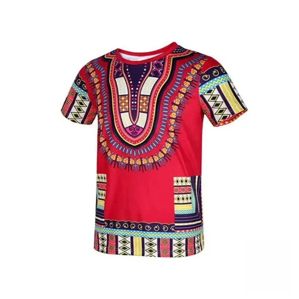 T-shirt homme au motif inspiré de l'Afrique