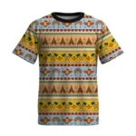 T-shirt style ethnique pour homme/femme
