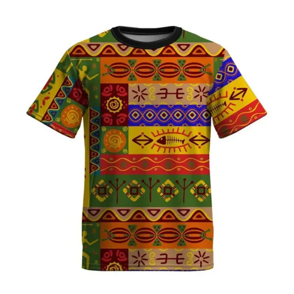 T-shirt avec design africain unique