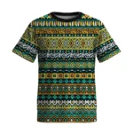 T-shirt coton avec motifs africains