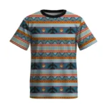 T-shirt tendance avec motifs culturels