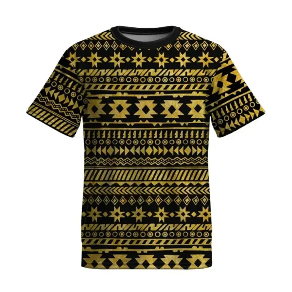 T-shirt moderne avec imprimé tribal