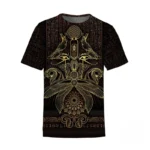 T-shirt avec symbole mystique d'Anubis