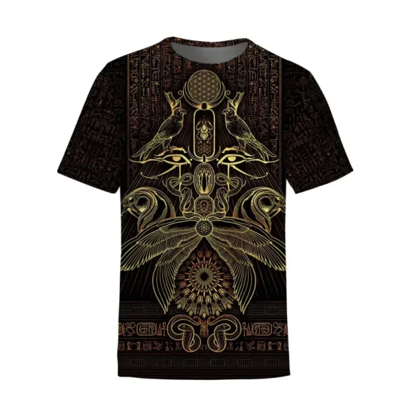 T-shirt avec symbole mystique d'Anubis