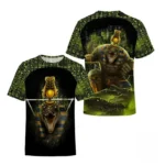 T-shirt africain orné d'un motif ancien