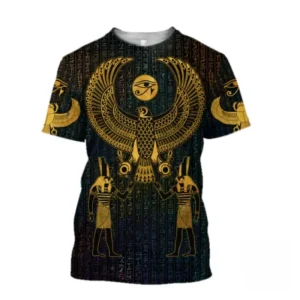 T-shirt africain avec symbole égyptien distinctif