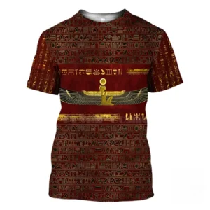 T-shirt graphique inspiré de l'Égypte ancienne