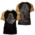 T-shirt unisexe avec illustration d'Anubis