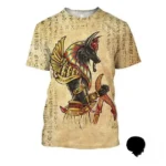 T-shirt égyptien au design unique