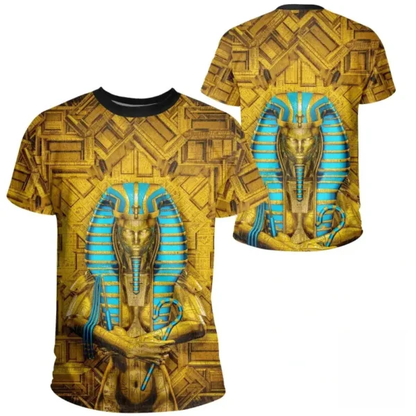 T-shirt à motif égyptien pour un look audacieux