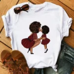 T Shirt Femme Africaine à motif coloré