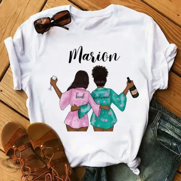 T Shirt Femme Africaine à motif coloré - vue 4
