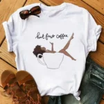 T Shirt à motif traditionnel pour femme africaine
