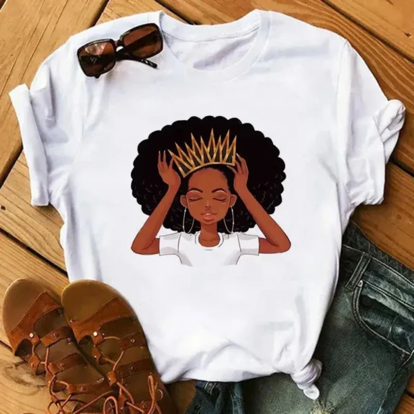 T Shirt Africain Femme au style original