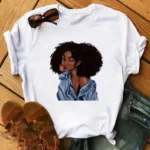 T Shirt femme d'inspiration africaine moderne