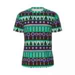 T-shirt Kente aux couleurs vives