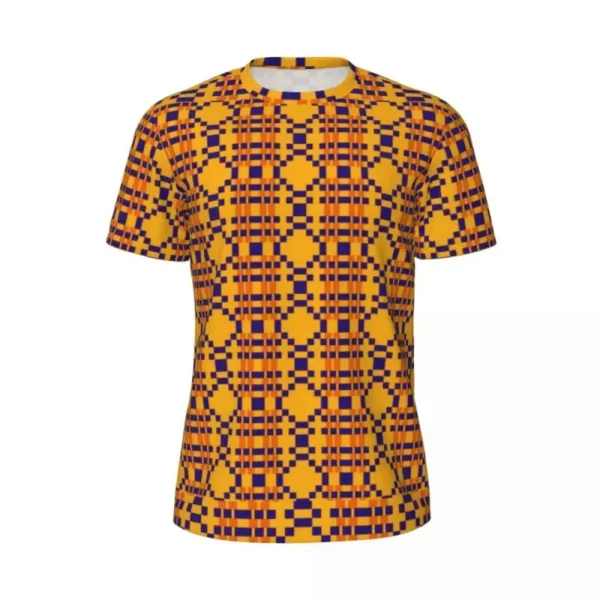 T-shirt africain avec design Kente unique