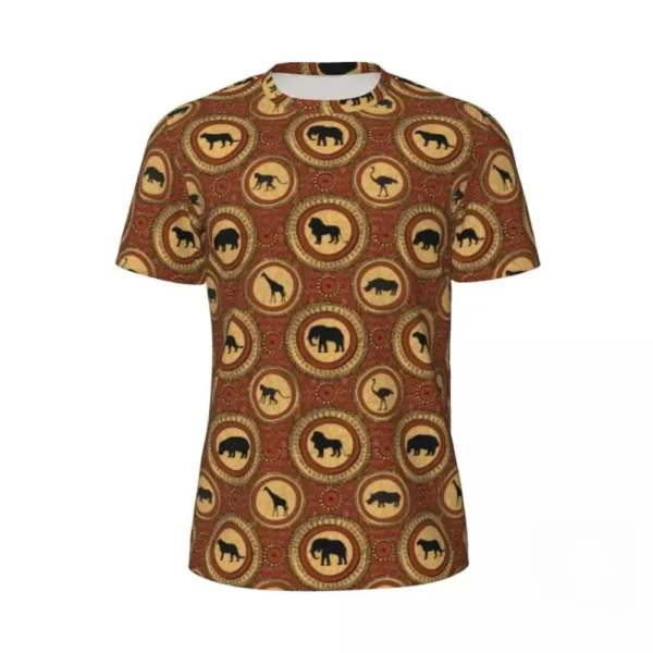 T-shirt motif Kente moderne