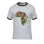 T-shirt artistique représentant les cultures africaines