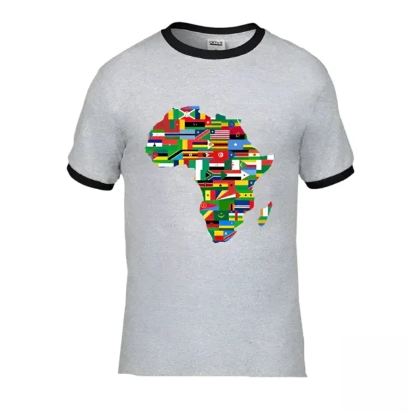 T-shirt artistique représentant les cultures africaines