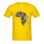 T-shirt africain avec design culturel unique