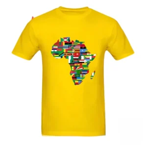 T-shirt africain avec design culturel unique