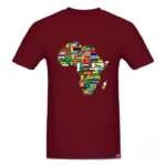 T-shirt hommage à l'Afrique avec motifs traditionnels