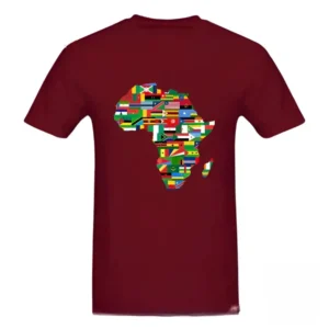 T-shirt hommage à l'Afrique avec motifs traditionnels