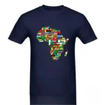 T-shirt en coton inspiré des nations africaines