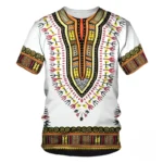 T-shirt avec graphiques inspirés de la culture africaine
