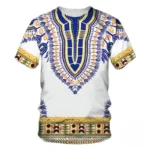T-shirt Style Africain en tissu léger et agréable