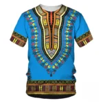 T-shirt avec motifs culturels africains uniques