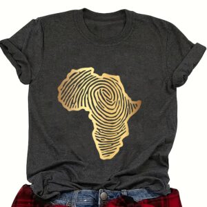 T-shirt africain femme au style unique et coloré