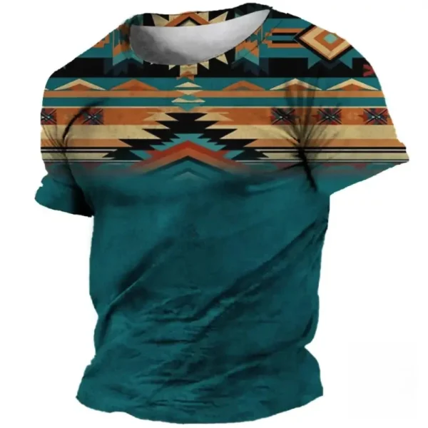 T-Shirt traditionnel en style décontracté