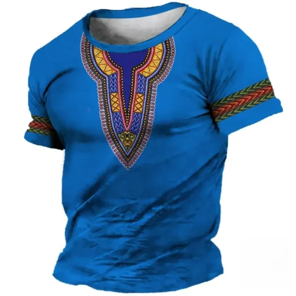T-Shirt aux motifs ethniques multiples