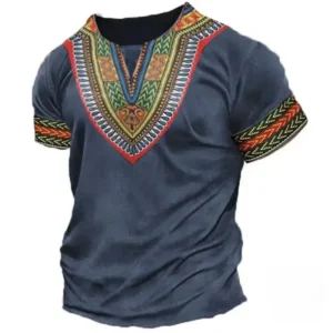 T-Shirt Africain avec motifs culturels