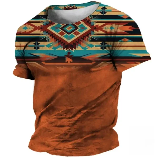 T-Shirt en tissu léger inspiré d'Afrique