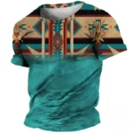 T-Shirt avec imprimé inspiré des cultures africaines
