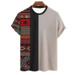 T-shirt inspiré de l'art africain contemporain