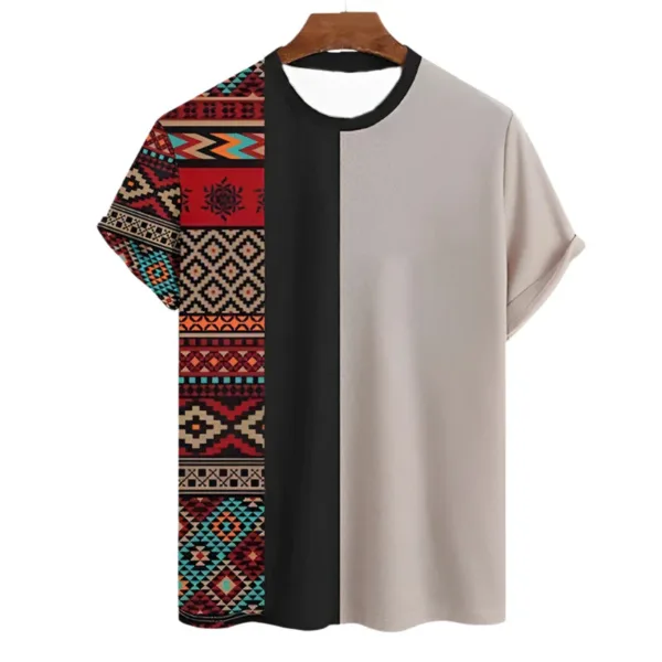 T-shirt inspiré de l'art africain contemporain