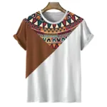 T-shirt homme au look ethnique africain